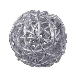 BSF-211-25MM Silver Overlay Wire Bead Beads Bali Designs Inc 