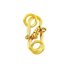 CG-109 18K Gold Overlay ''S'' Hook Beads Bali Designs Inc 