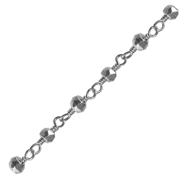 CHSF-122 Silver Overlay Beading & Extender Chain Beads Bali Designs Inc 