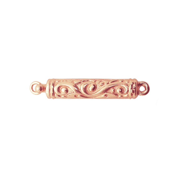CRG-360 Rose Gold Overlay Single Hole Multi Strand Clasp Beads Bali Designs Inc 