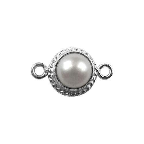 CSF-275-PE-1H Silver Overlay Clasp Beads Bali Designs Inc 