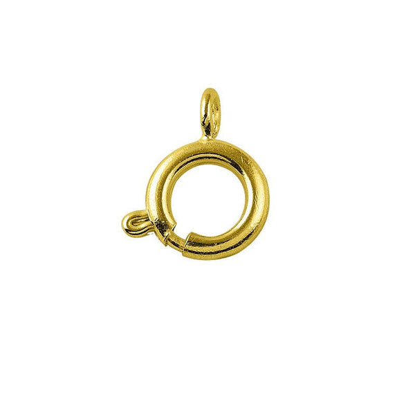 FG-117-9MM 18K Gold Overlay Spring Lock Clasp Beads Bali Designs Inc 