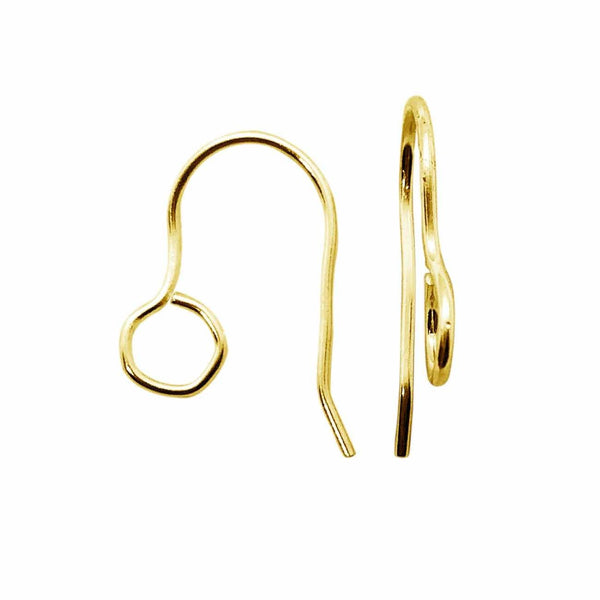 FG-241 18K Gold Overlay Earwire Beads Bali Designs Inc 