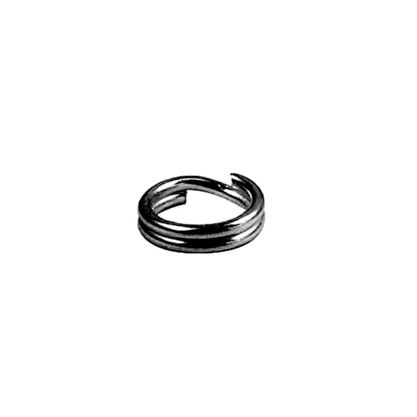 FR-132-5MM Black Rhodium Overlay Round Split Ring Beads Bali Designs Inc 
