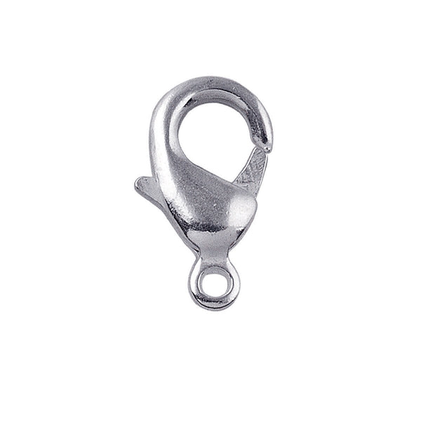 FSF-114-15MM Silver Overlay Lobster Or Fish Clasp,Also Known as a Trigger Clasp Beads Bali Designs Inc 