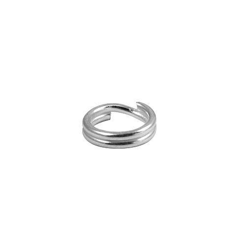 FSF-131-7MM Silver Overlay Round Split Ring Beads Bali Designs Inc 