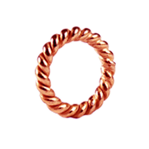 JCRG-105-8MM Rose Gold Overlay Close Jump Ring Beads Bali Designs Inc 