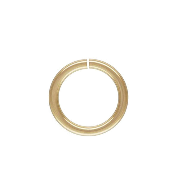 JOG-100-10MM 18K Gold Overlay Open Jump Ring Beads Bali Designs Inc 