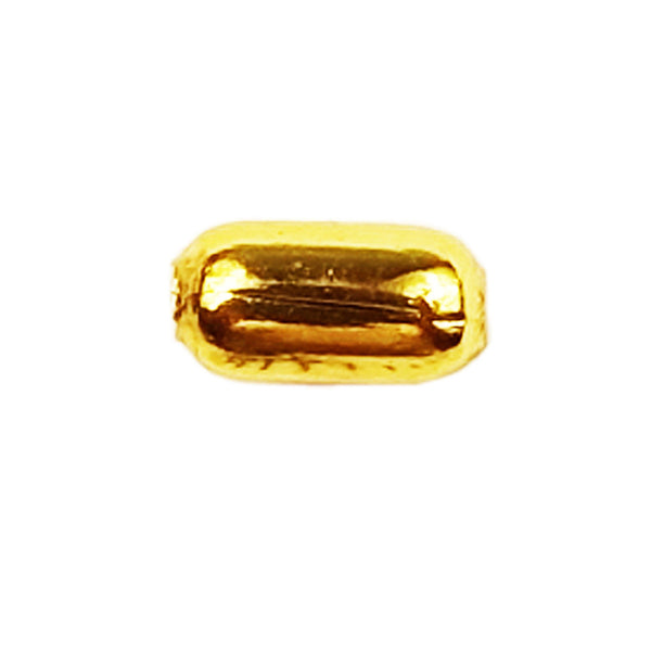 PG-119-6X3MM 18K Gold Overlay Tube Beads Bali Designs Inc 