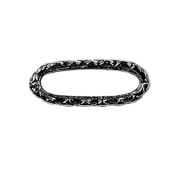 RR-124 Black Rhodium Overlay Ring Findings Beads Bali Designs Inc 