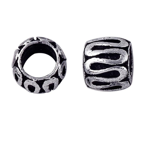 SSF-132 Silver Overlay Spacers Beads Bali Designs Inc 