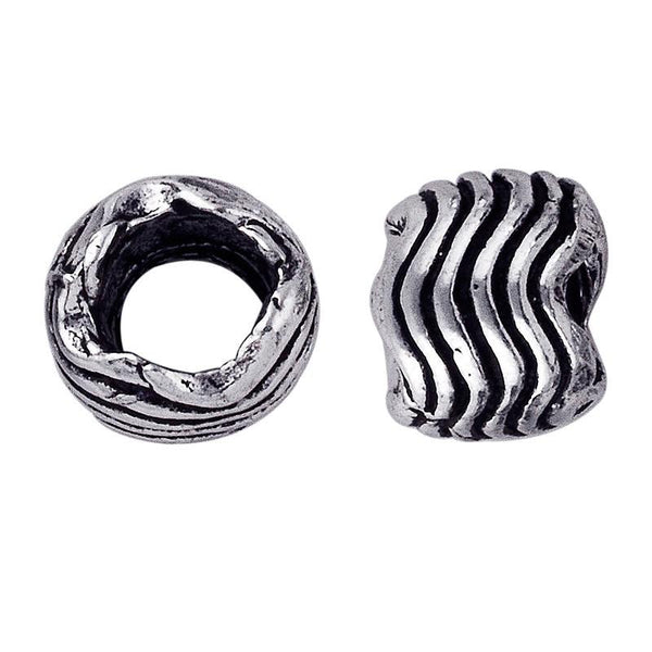 SSF-133 Silver Overlay Spacers Beads Bali Designs Inc 
