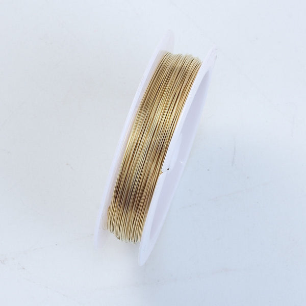 WGP-101-26G Gold Color Wire 26 Gauge Beads Bali Designs Inc 